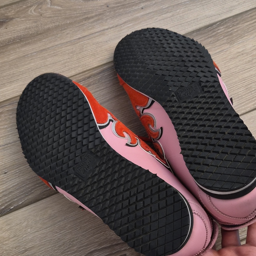 Onitsuka Tiger Mexico 66 Flame Fiery Red Blossom Pink - Picture 4 of 5